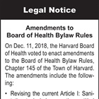 2019 Legal Notices