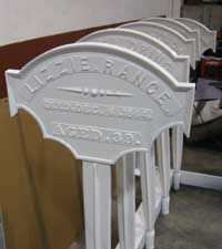 The restored marker. The restored marker.